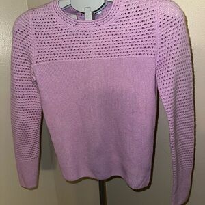 Autumn Cashmere Lilac Crew Neck Sweater